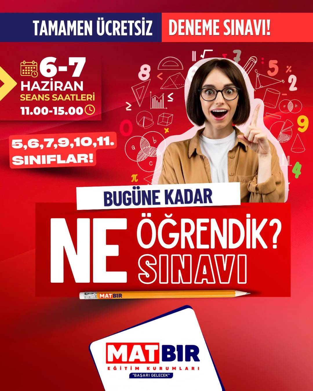 bugune kadar ne ogrendik deneme sinavi - Erzurum Matbir Kurs